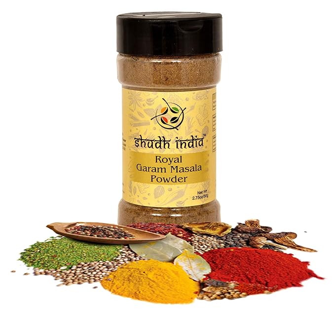 Shudh India Garam Masala Indian Spice Blend PET Jar ~ All Natural, Salt-Free | Vegan | No Colors | Gluten Friendly | NON-GMO | Indian Origin