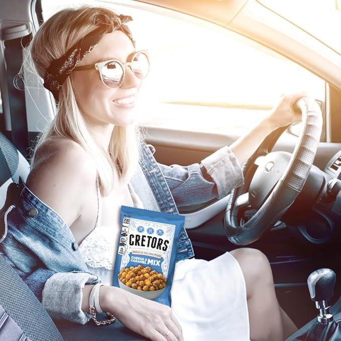 G.H. Cretors??Gourmet Caramel Corn Popcorn ??Irresistible Cheese & Rich Caramel Flavor in Convenient Individual Bags, 7.5 Oz (6 Pack)