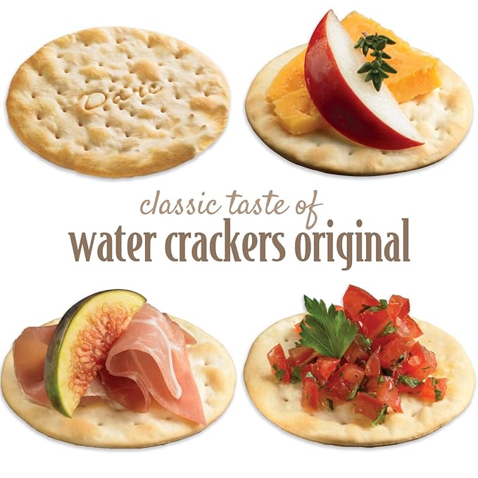 Dare Original Water Crackers – Healthy Entertaining Snacks with 0 grams of Trans Fat and Saturated Fat – 4.4 Ounces (Pack of 12)