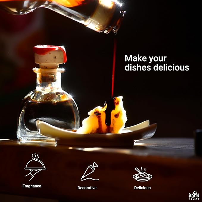 Fusion Select 500ml Chinese Black Vinegar - Authentic Chinkiang Black Vinegar for Cooking, Sauces, Dressings - Zero Artificial Color & Flavors - Aged for 3 years - Kitchen Condiments & Ingredients