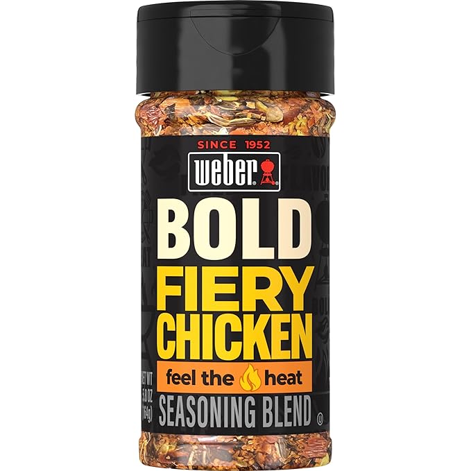 Weber BOLD Fiery Chicken Seasoning Blend, 5.8 oz