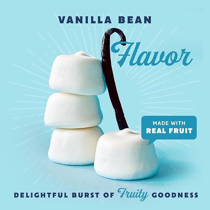 GoodMallow Vegan Marshmallows - Large Kosher Halal Gluten Free Dairy Free Healthy- Natural Gelatin Free Marshmallows for Hot Chocolate, Smores, Baking - Nothing Artificial (White Vanilla) (Pack of 2)