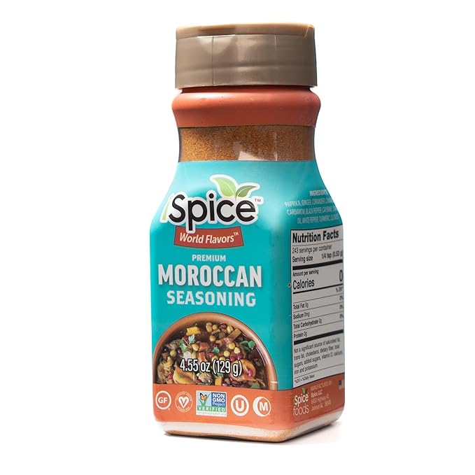 iSpice - MOROCCAN SEASONING World Flavor Super Spice Blend | All Natural | Ready to use as is | No preparation is necessary