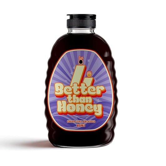Better Than Honey Molasses 32oz – Natural Sweetener with Rich Flavor | Iron-Rich Sugar Alternative for Baking, Cooking, Oatmeal, Smoothies & More