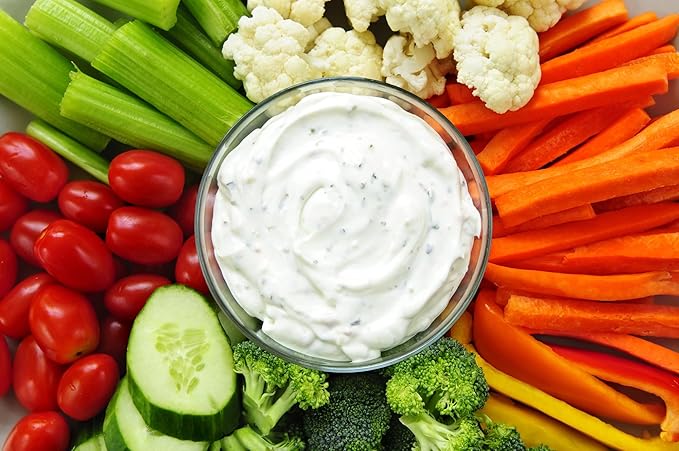 A Blend Above Spring Garden Vegetable Dip Mix, 3 Packs, 1 oz. Each, Makes 16 Ounces, Gluten-Free, No MSG, All Natural, No Preservatives, Vegan Friendly, Keto Friendly, Vegetable Dip, Chip Dip, Low Carb, Easy to Make