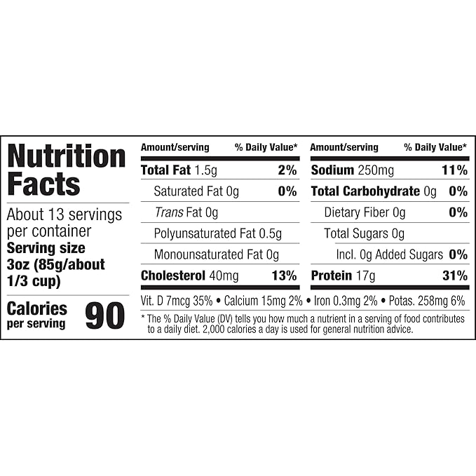 Chicken of the Sea Pink Salmon in Spring Water, Wild Caught, Skinless & Boneless, Foodservice Size, 40 oz. Packet (Box of 6)