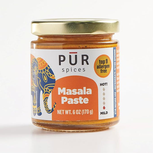 PUR Spices Masala Paste for Indian Cooking | Base Sauce or Marinade for Curry or Rice Dishes |