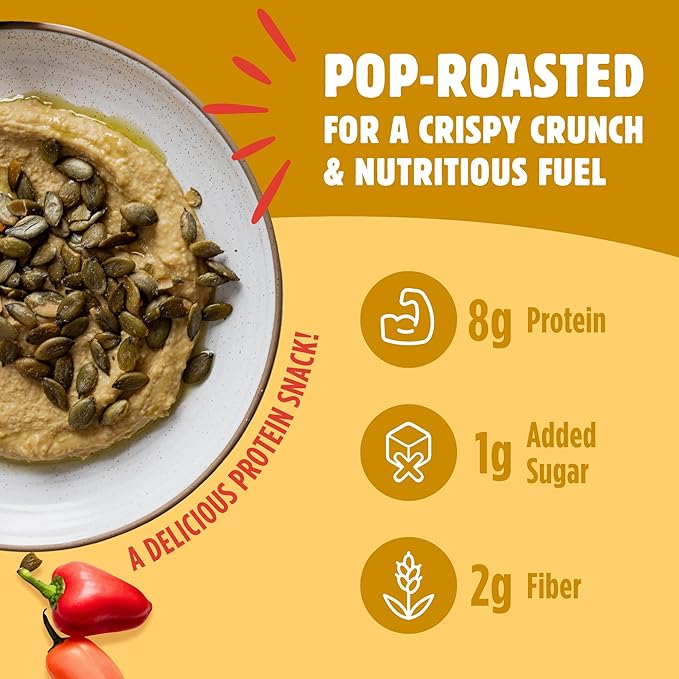 Top Fox Snacks BBQ Pumpkin Seeds to Eat (Barbecue, 3.5 oz – 6 Pack) - Gluten Free Snacks, Healthy Protein Snacks, Keto Friendly Snacks, Allergen Free Snacks, Paleo & Vegan - Organic Pop-Roasted