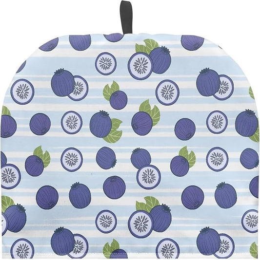 Blueberry Print Tea Pot Cover Teapots Cosy Insulated Tea Cozies Home Kitchen Decoration Teapot Dust Cover Warming Tea Kettle Quilt Creative Gifts for Party