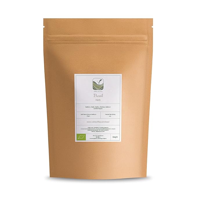 Basil Leaves Organic Culinary Herb - Perfect For Pesto - Sweet Basel - Dry Ocimum Basilicum - Basil Organic Dry Basil Leaves Basil Herb Basil Organic Leaves Dried Herb Basil Herb Cooking