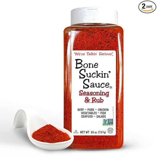 Bone Suckin' Barbecue Seasoning and Grill Rub, Original Blend, Gluten-Free, Non-GMO, Kosher, No Msg