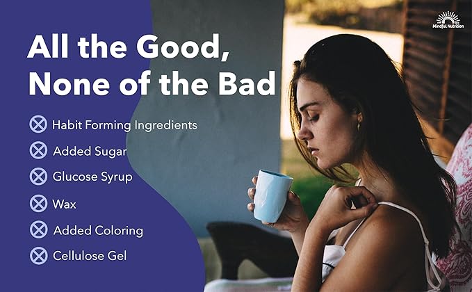 Mindful Calm Sugar Free Hot Chocolate Mix - 40 Servings - Anti-Stress Drink Mix Powder Sleepy Cocoa Nighttime Relaxation Natural Sleep Aid