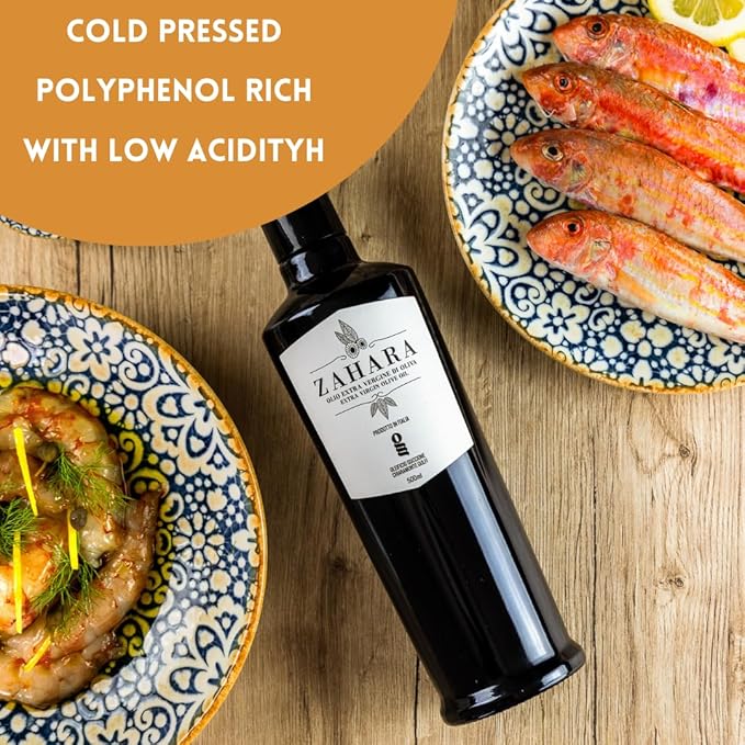 Brava Giulia Gift Box – Aged Balsamic Vinegar of Modena and Sicilian Extra Virgin Olive Oil – Imported Gourmet Italian Duo, 8.45 fl oz Each