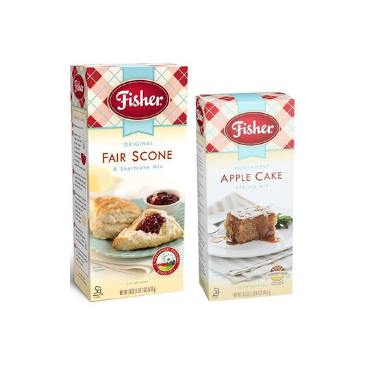 Orginial Fair Scone & Shortcake Mix + Northwest Apple Cake Mix (Variety Pack)
