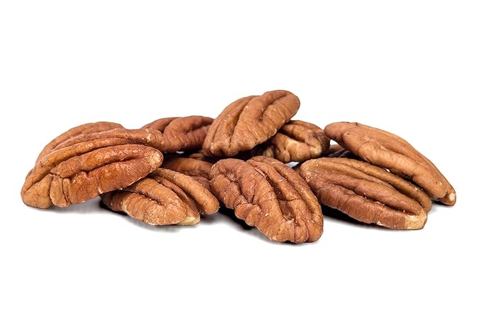 Whole, Shelled & Dry Roasted Georgia Pecans With Himalayan Salt (2 Lbs.) - Small Batch Roasted - Vegan & Keto Friendly - Healthy Southern Tastiness - Farm Fresh Nuts Brand