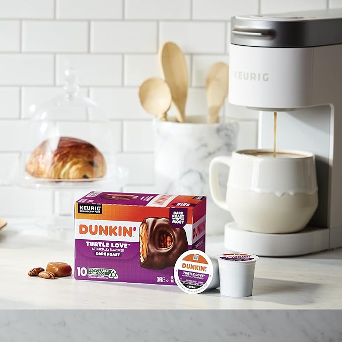 Dunkin' Turtle Love Flavored Coffee, 60 Keurig K-Cup Pods