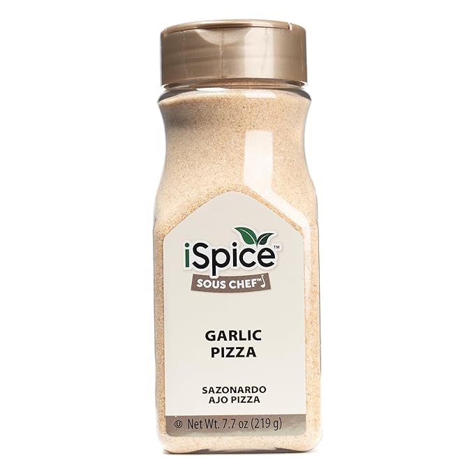 iSpice GARLIC PIZZA SEASONING | Pizza and Pasta Magic Seasoning Blend | Kosher Certificated | 7.7oz (219g