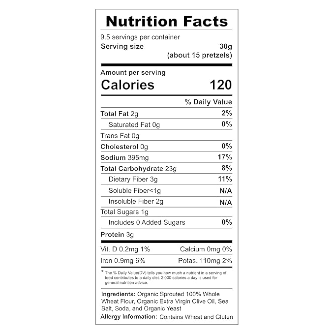 Unique Snacks Sprouted Splits Pretzels, Sprouted Pretzels, Delicious Homestyle Baked Snack Bag, OU Kosher, and Non-GMO Food, No Artificial Flavor, 8 Oz. Bag, Pack of 12