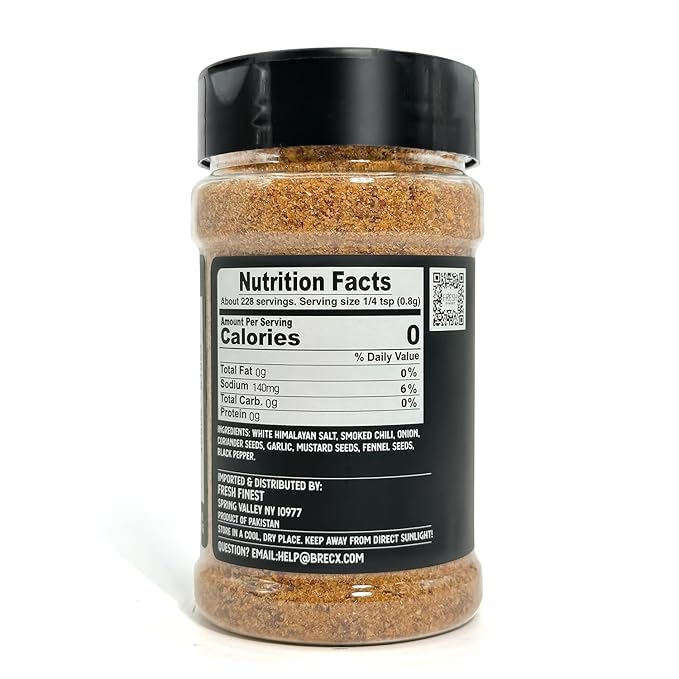 Fresh Finest BBQ Rub - 6.41oz (182g) - Robust, Authentic, Kosher, All-Natural, Non-GMO, Gluten-Free