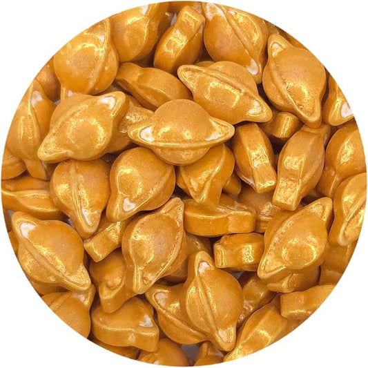 NCS Gold Planet Edible Candy Sprinkles, 8 ounces - Great for Cupcakes, Cookies, Cakes, Cakes Pops, Donuts