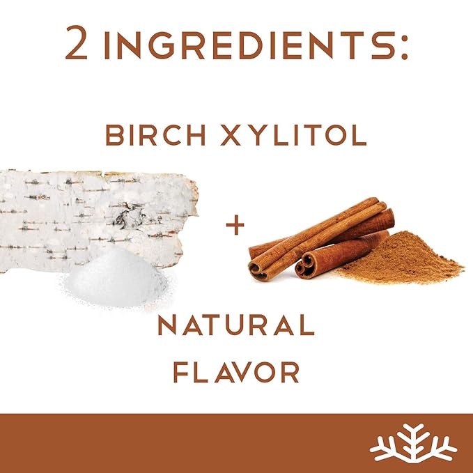 Cinnamon and Lemon KETO Xylitol Candy Chips - SN횠 1LB Bag - Sugar-Free Candy With Only 2 Ingredients | Low Carbs, Diabetic-Friendly, Non-GMO, Vegan, GF & Kosher | Purest candy in the world!