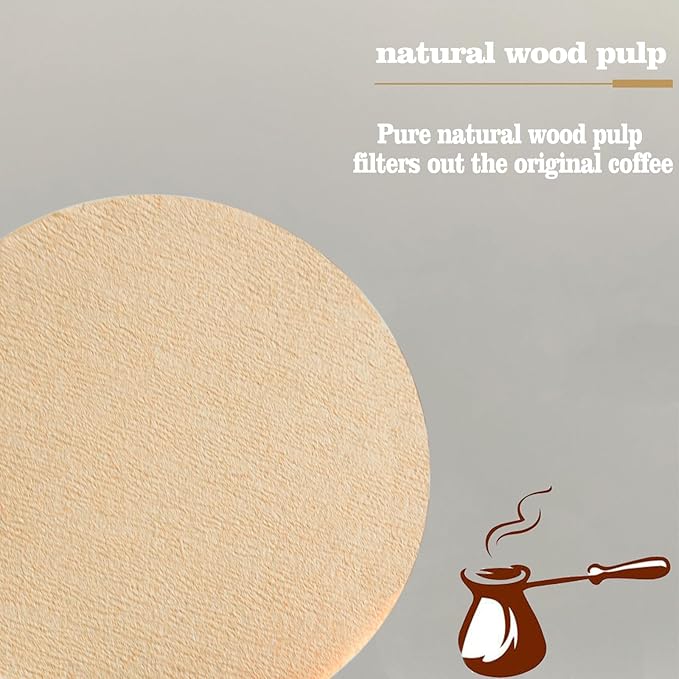 800 Count Espresso Coffee Filters, 53 mm Unbleached Round Coffee Paper Filter for Espresso Machine, Disposable Coffee Filter Compatible with Espresso Coffee Maker