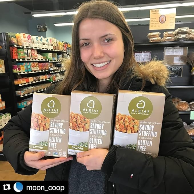 Aleia?셲 Gluten Free Savory Stuffing Mix ??10 oz (2 Pack) ??Classic Side Dish for Special Diets ??Corn Free, Soy Free, Dairy Free, Low Sodium, Non-GMO