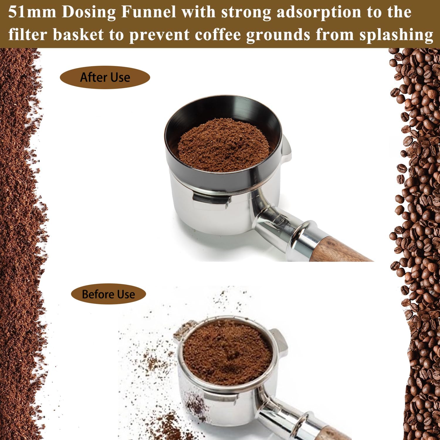 51mm Espresso Tamper Espresso Accessories Kit: Espresso Tamper Set, Coffee Tamper Espresso Tools