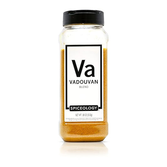 Spiceology - Wheat-Free Vadouvan Blend - French Masala Seasoning - Use On: Chicken, Fish, Beef, Potatoes and Vegetables - 18 oz