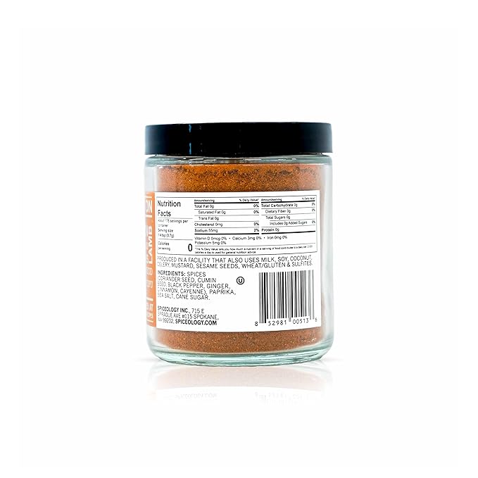 Spiceology - Tandoori Glory - Indian Masala Blend - Curry Spices and Seasonings - Use On: Chicken, Vegetables, Lamb, Marinades, Pork, Seafood, Nuts, Beef, Tofu - 4.4 oz