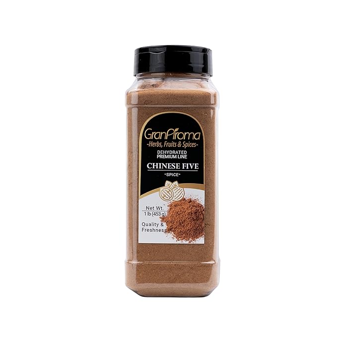 GranAroma Chinese Five Spice, Bold and Aromatic Flavor Profile, Seasoning for Stir-Fries, Roasted Meats, and Soups (1 Pound)