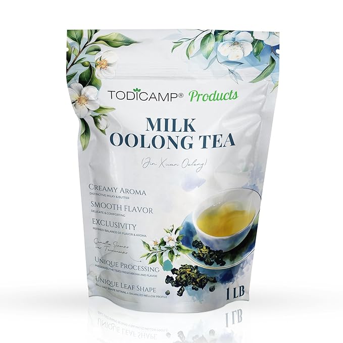 Milk Oolong Tea Loose Leaf ??Premium Chinese Oolong Tea 1 lb | Double Milky Aroma & Smooth Taste | Bulk Loose Leaf Tea Tin | Afternoon & Asian Tea