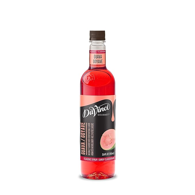 DaVinci Gourmet Classic Syrup, Tropical Flavor Variety Pack - Coconut, Guava, Passion Fruit, Pineapple (Pack of 4)