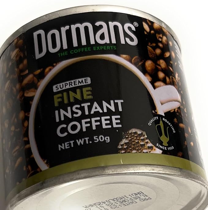 Ground Instant Coffee, Fine Supreme 4 Tins, Each 50g, Full Rich Aroma
