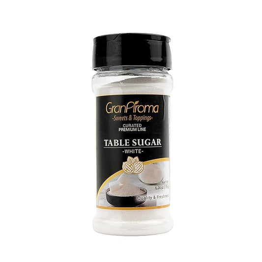 GranAroma White Table Sugar, Crystal Clear Sugar, Rich and Pure (6.24 Ounce)