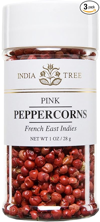 India Tree Peppercorns, Pink, 1 oz (Pack of 3)