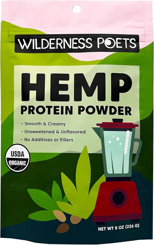 Wilderness Poets Organic Hemp Protein Powder (8 Ounce)