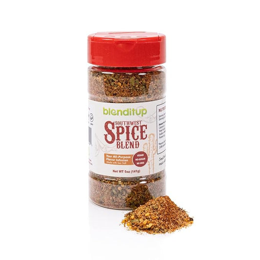 Southwest Spice Blend | Gourmet Spices with Sea Salt | Healthy to Add to Any Dish | Low Sodium, No Gluten, No MSG, No-Sugar | 5oz