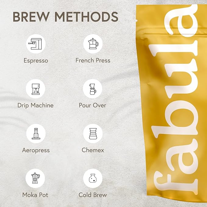 Fabula Coffee Decaf Dark Roast Whole Beans - Organic - Low Acid - Single Origin - Non-GMO - Mold Free - 12 Ounce
