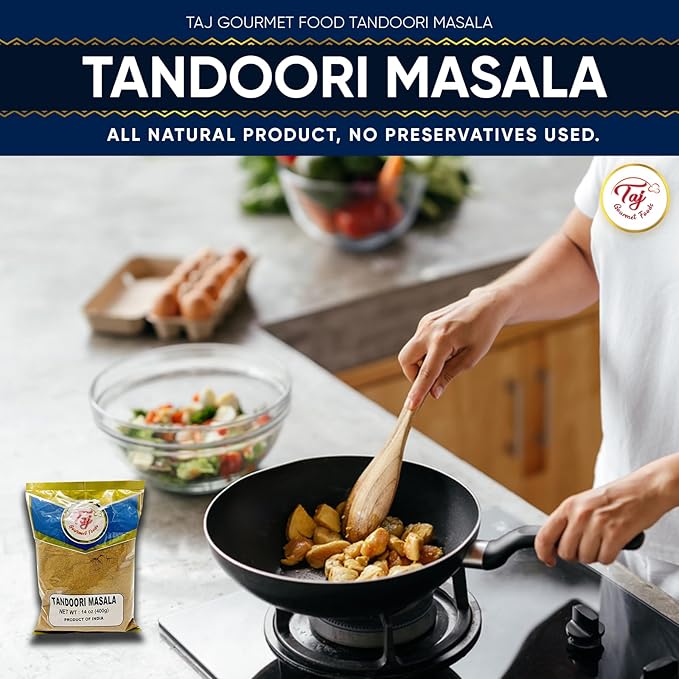 TAJ Tandoori Masala (Indian Spice Blend), 16-Ounce
