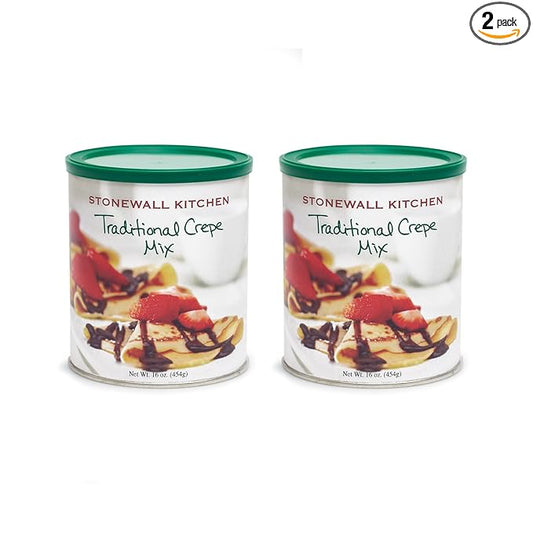 Stonewall Kitchen Traditional Crepe Mix, 16 Ounce - 2 pack