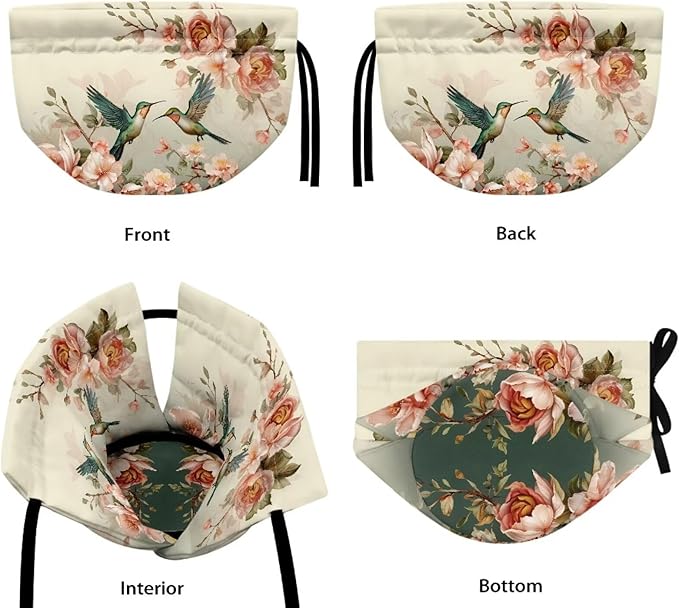Hummingbird Teapot Cozy for Teapot Tea Pots Cozy for Keeping Warm Portable Easy to Clean Coffee Pot Cozy Polyester for Hotel Thicken Kettle Dust Cover for Kitchen