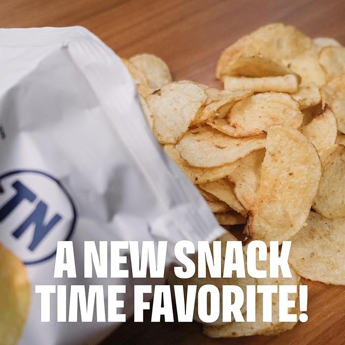 Tasty Nate???Beef Tallow Potato Chips - Original Sea Salt, Fried in 100% Beef Tallow - Seed Oil Free Chips, Paleo Snacks for Adults, 7oz Bag - Pack of 2