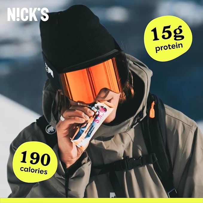 Nick?™s Chocolate Caramel Protein Bars ??12-Count Box | High Protein, Low Calories, Low Carbs, Keto Friendly, No Added Sugar