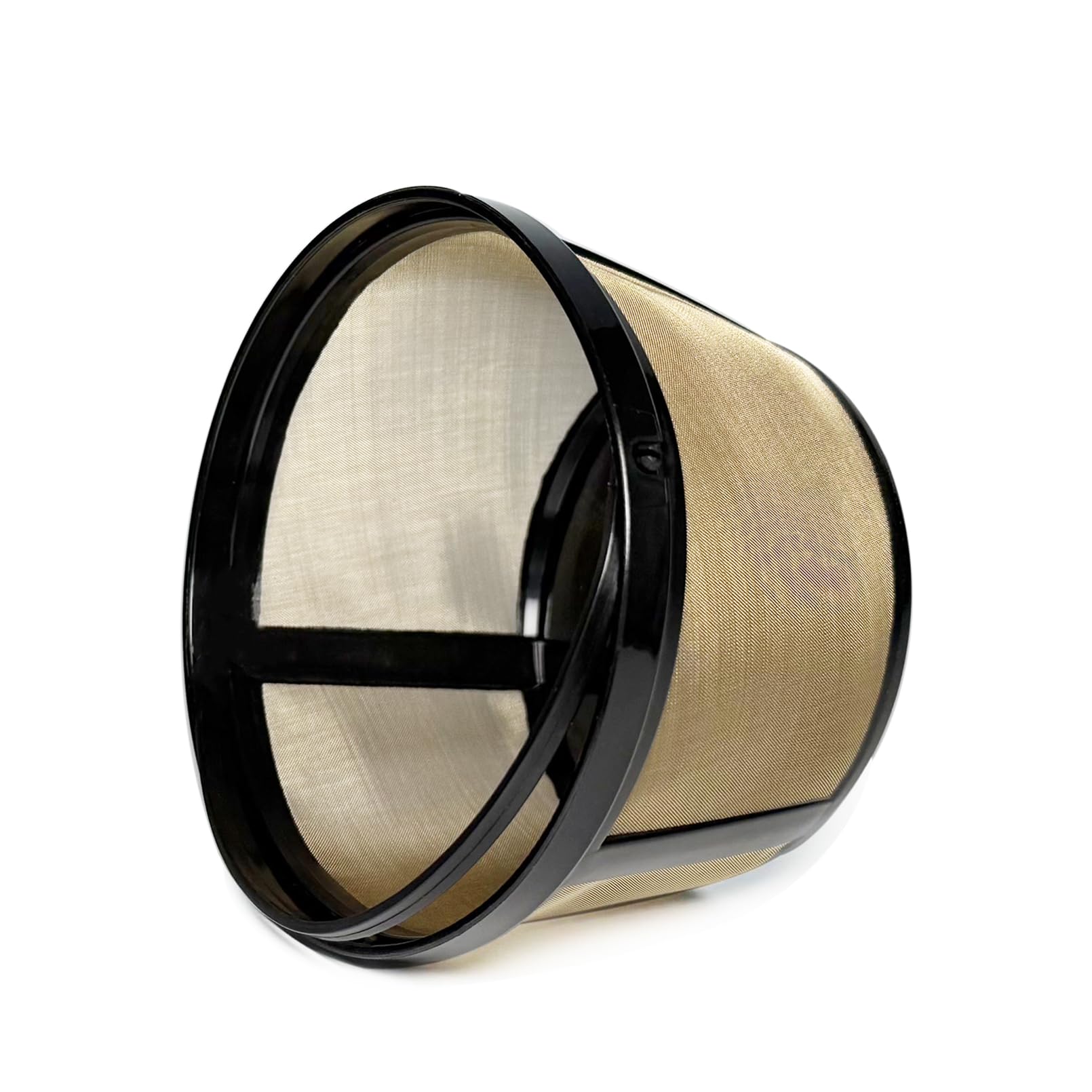 2-PACK Gold Reusable 8-12 Cup Basket Coffee Filter for Mr. Coffee Coffee Makers and Black & Decker