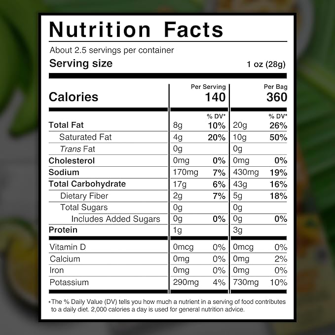 Grace Green Banana Chips 2.5oz - 6 Pack Plantain Chips Individual Bags - Jamaican Gluten Free Bananitos Verdes - Non-GMO & No Trans Fat