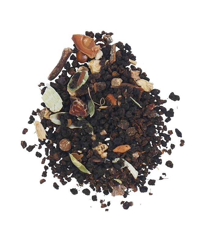 Arbata Chai Tea, 12 Pyramid Tea Bags Caffeinated Black Tea, Artisinal Naturally Flavored Spiced Masala Chai with Ginger, Cinnamon, Cardamom
