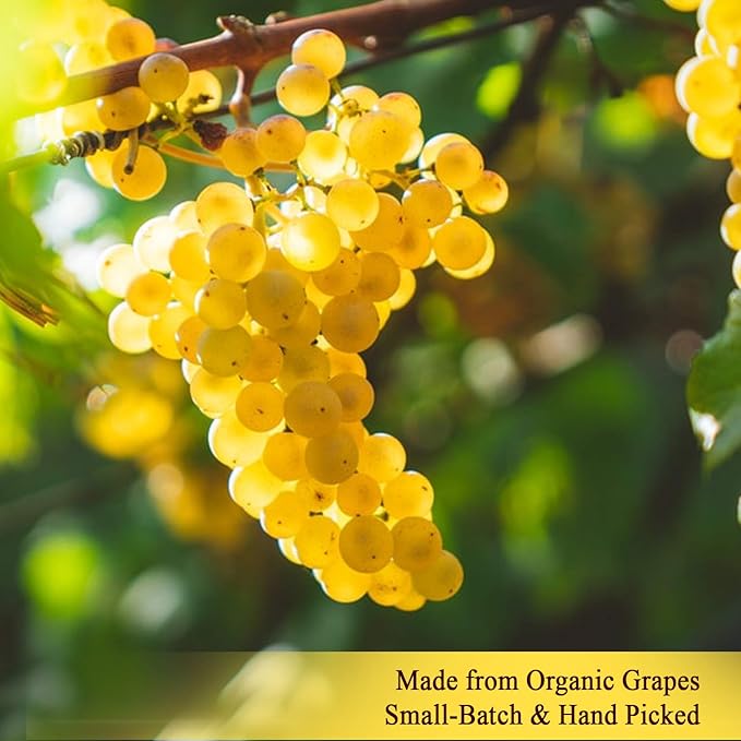 De La Rosa Organic White Balsamic Vinegar, Vegan, Kosher, Non-GMO & Gluten Free, Great for Salad