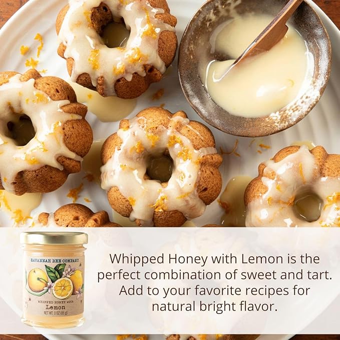 Savannah Bee Company Whipped Honey - All Natural Spreadable Honey