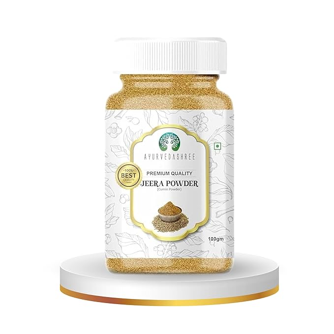 AYURVEDASHREE Cumin Seed Powder (Jeera Powder) Spice 100g, All Natural | 100% Pure | NON-GMO | Vegan | Indian Origin